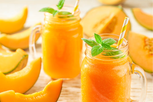 Fretta Juice Recipe Today: Sunny Cantaloupe Pineapple Fusion Juice