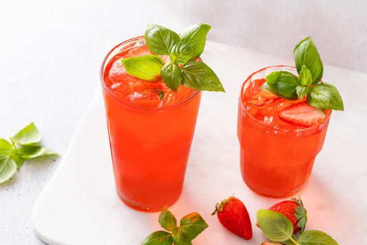 Fretta Specialty Recipe Today: Strawberry Basil Mocktail