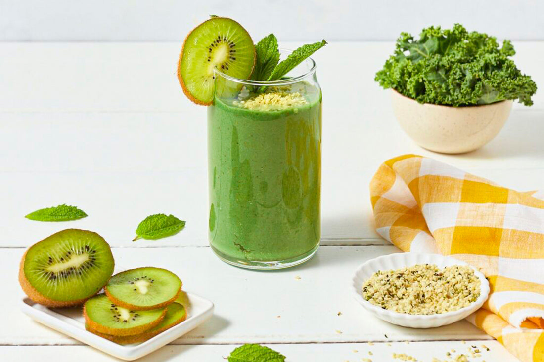 Fretta Juice Recipe Today: Kiwi Kale Emerald Energizer Juice